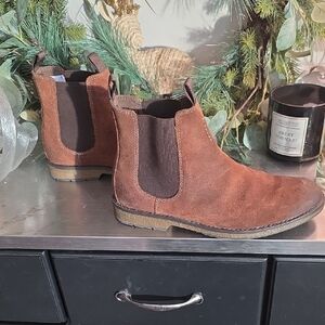 Clarks Mens Brown Suede Chukka Boots Size 8